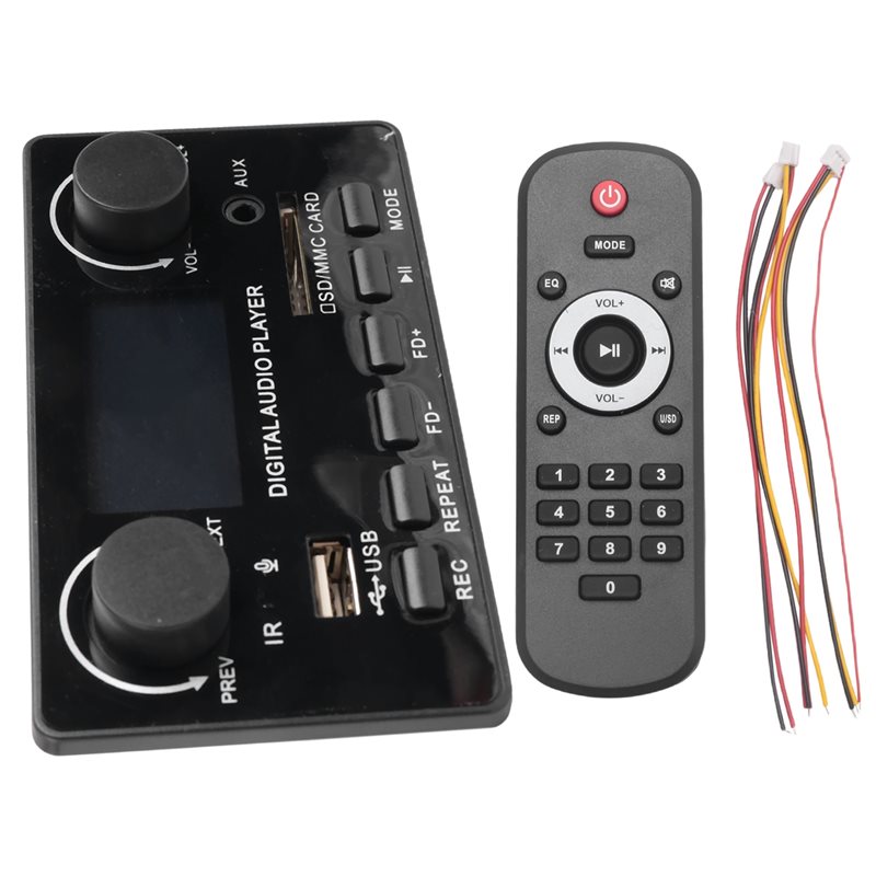Audio Music App - LCD Ekran Bluetooth 5.0 MP3 Dekoder