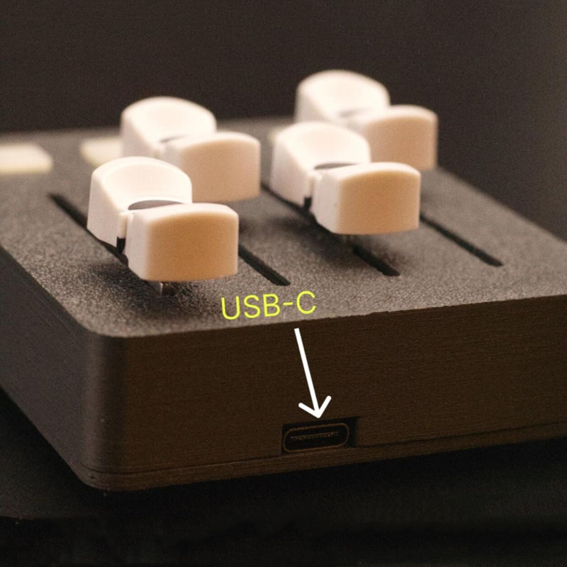 Audio Music Production - EM-PO2 MIDI Kontrol Cihazı 4 Fader