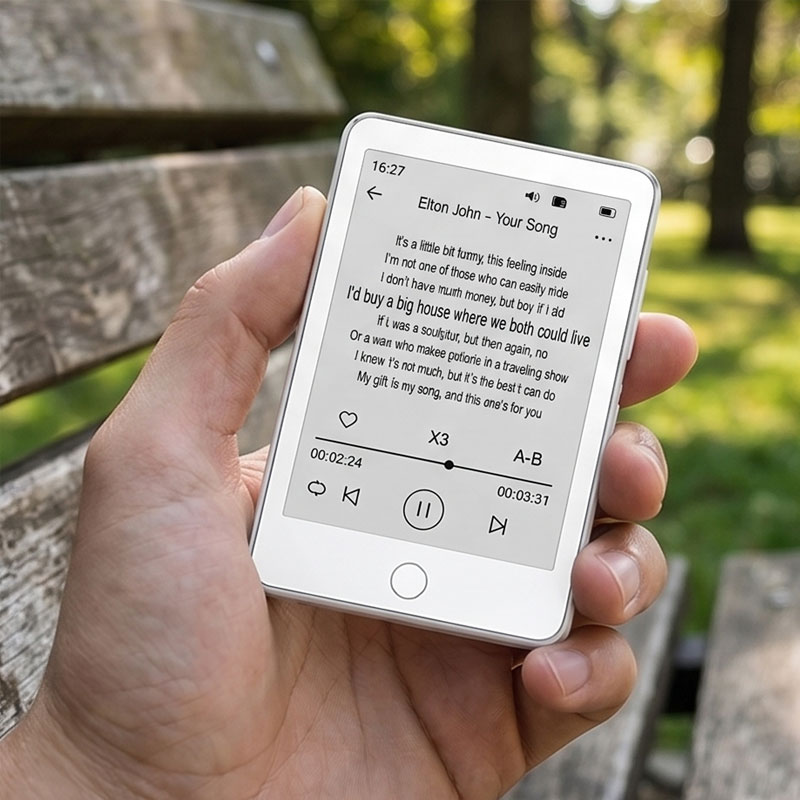 Music Audiobook - 64GB 2.7''-3.5''inç E-mürekkep Ekranlı MP3 Çalar