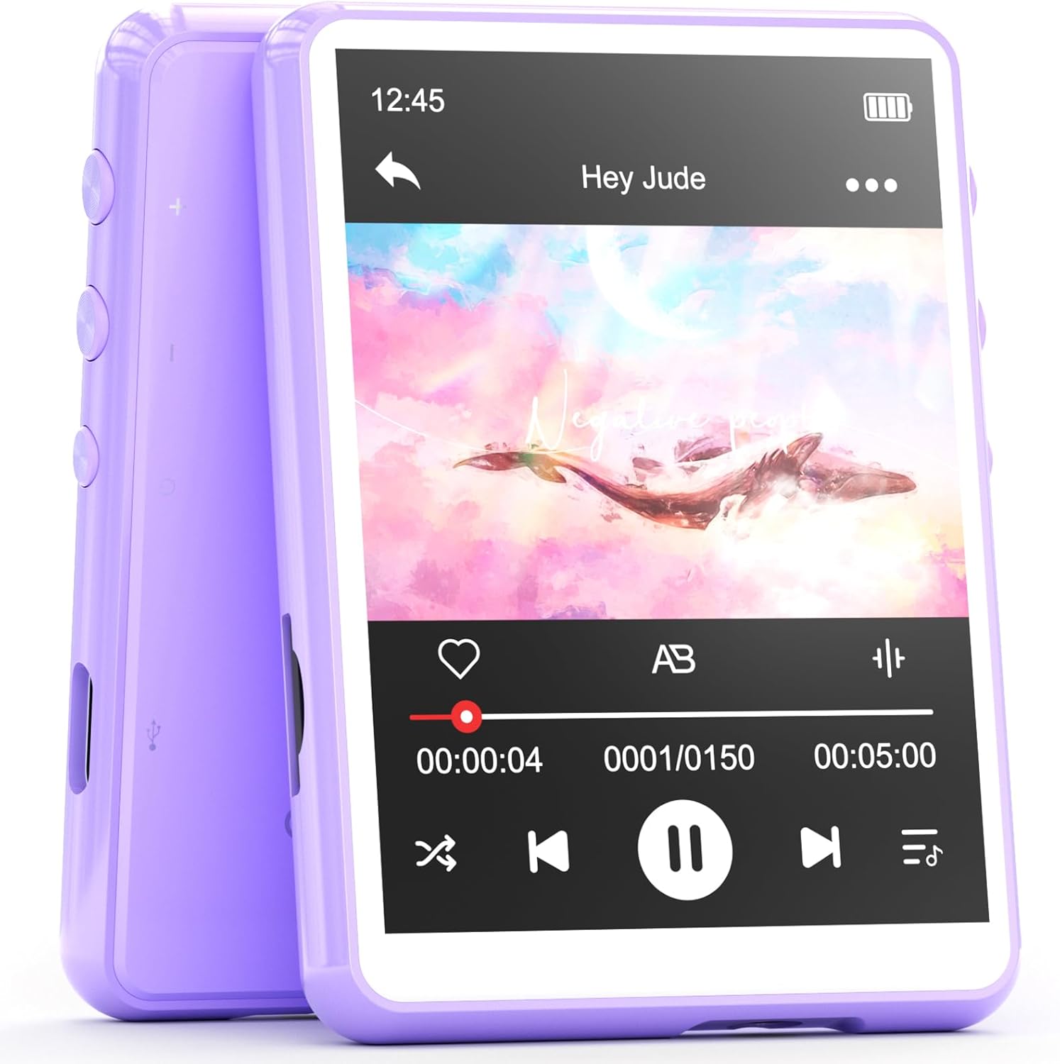 Music Audiobook - MECHEN 64GB MP3 Çalar Taşınabilir Dijital