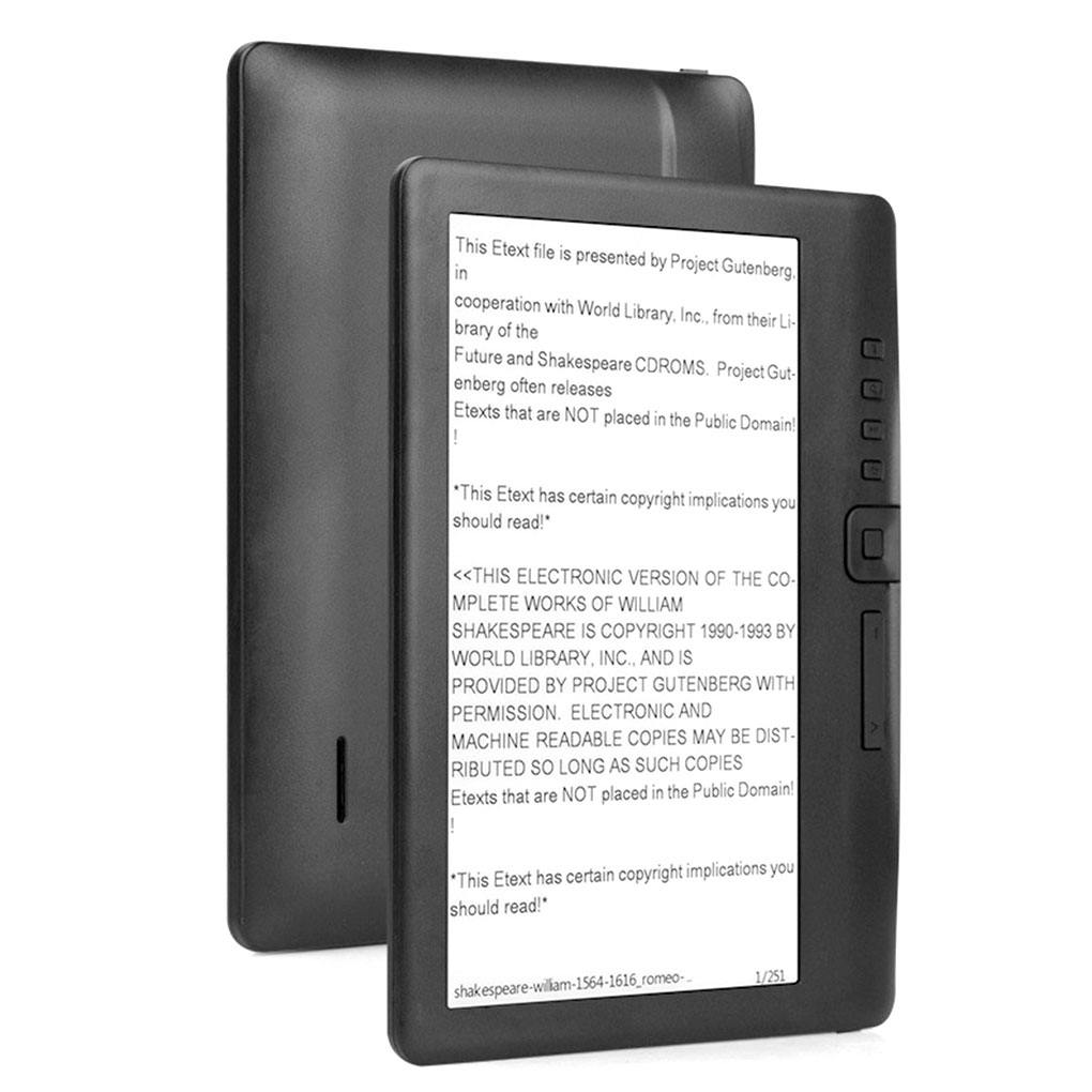 7 inç HD TFT Ekranlı E-kitap O - Music Audiobook incelemesi ve fiyatı