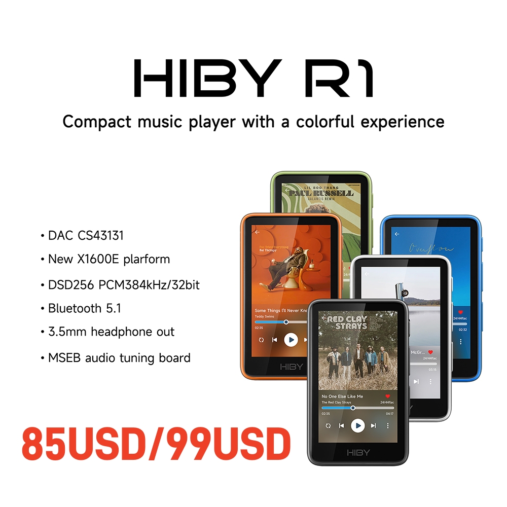 100% Orijinal HiBy R1 HiFi Müz - Music Audiobook incelemesi ve fiyatı