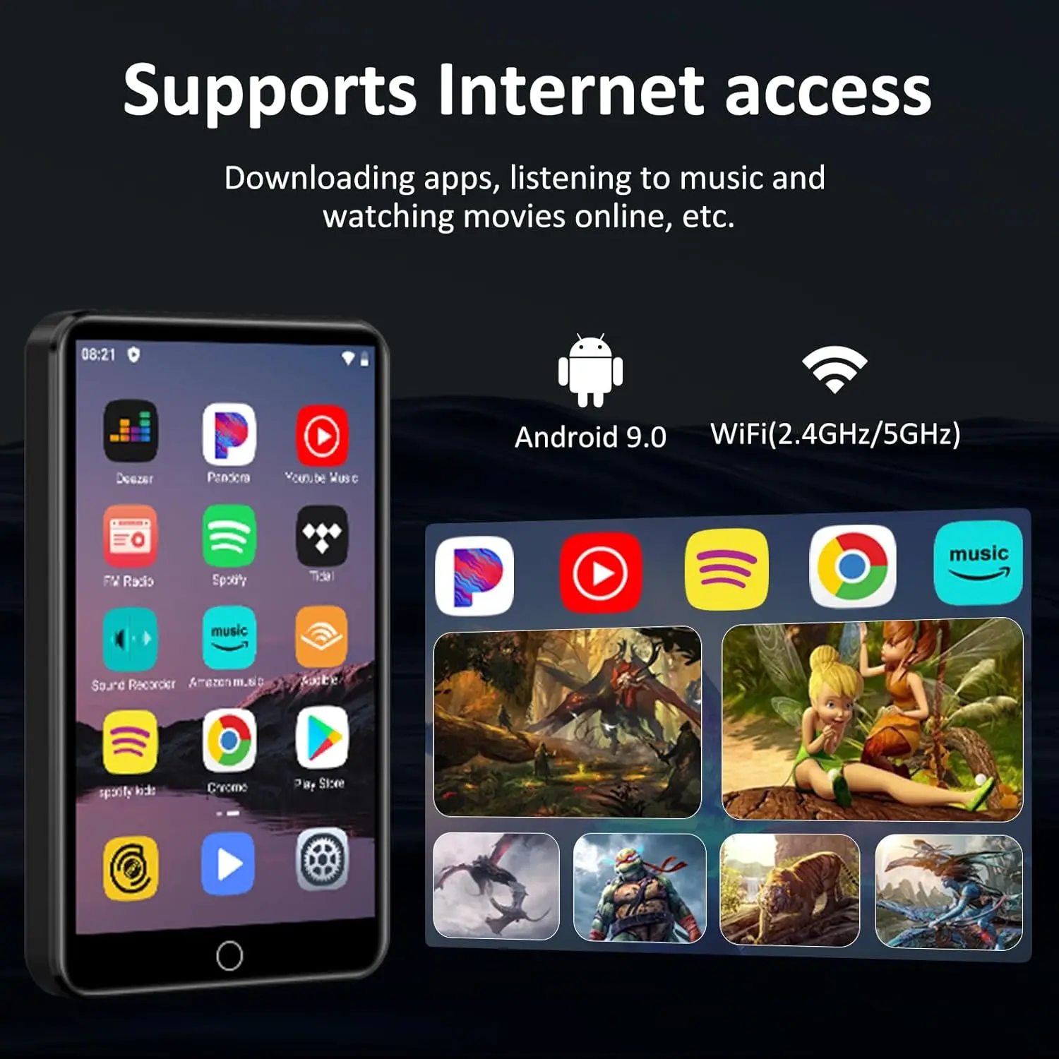80G HiFi MP3 MP4 Çalar Bluetoo - Music Audiobook incelemesi ve fiyatı