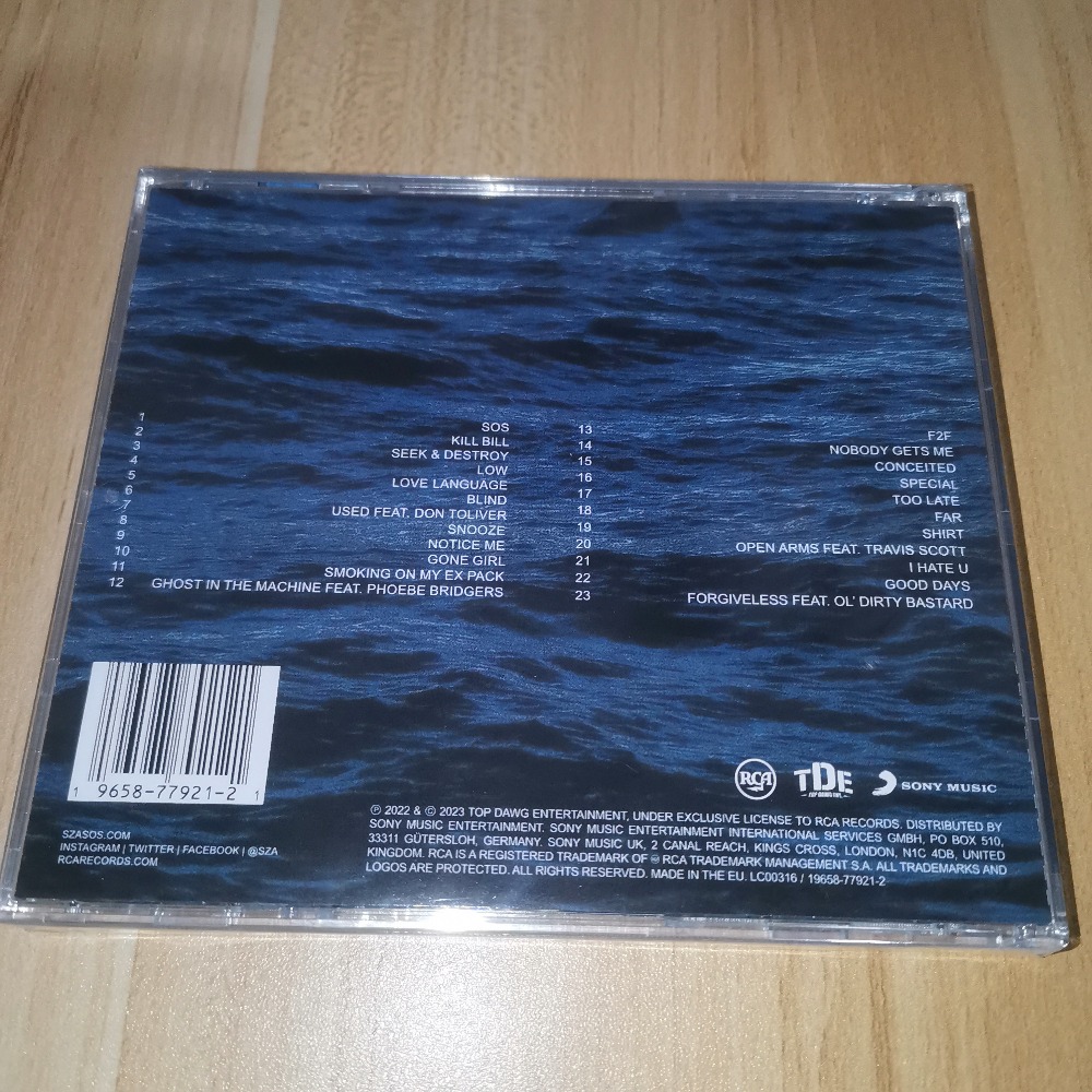 SZA SOS CD R&B Pop Soul Müzik  - Audio Music Songs incelemesi ve fiyatı