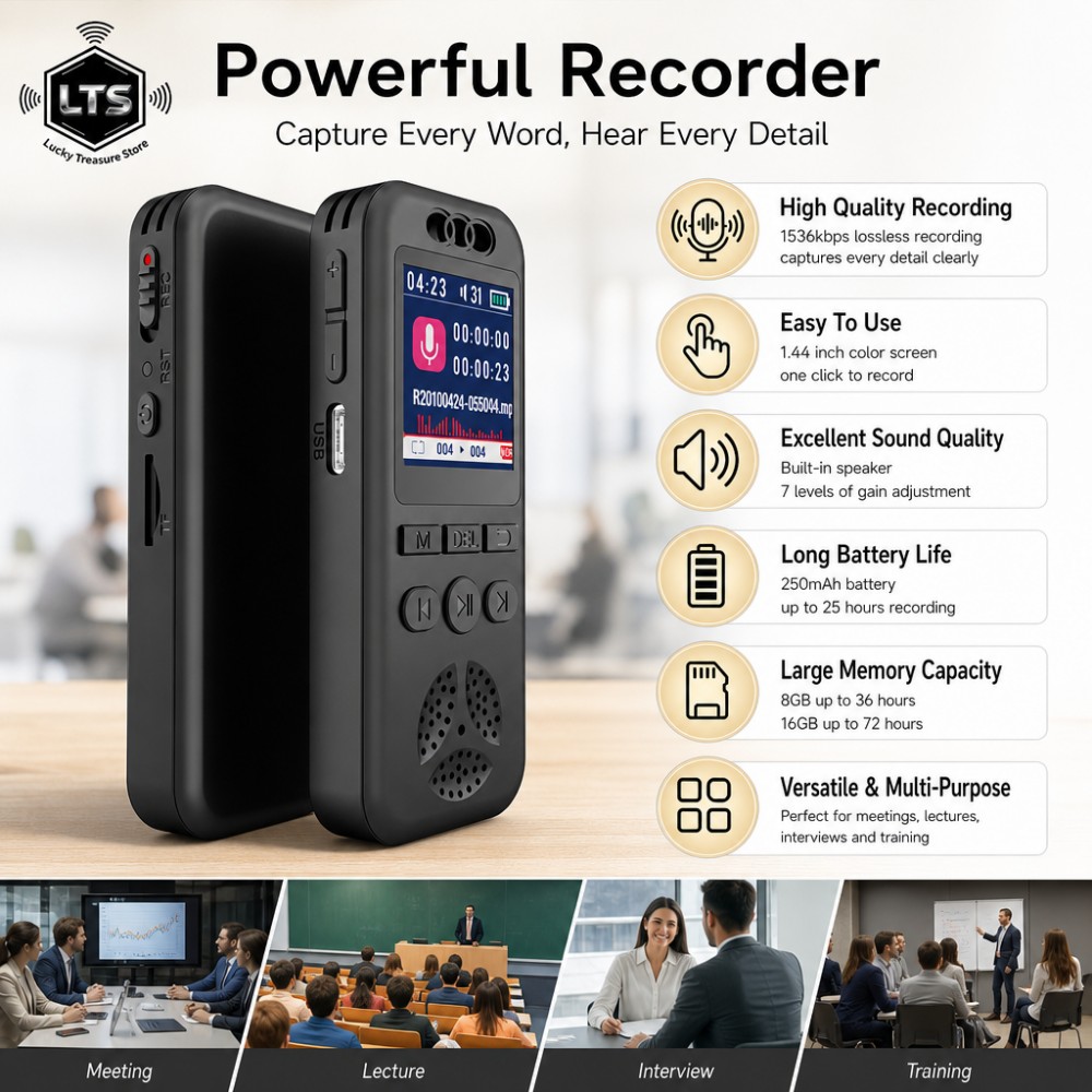 16GB Dijital Ses Kaydedici Ses - Audio Music File incelemesi ve fiyatı