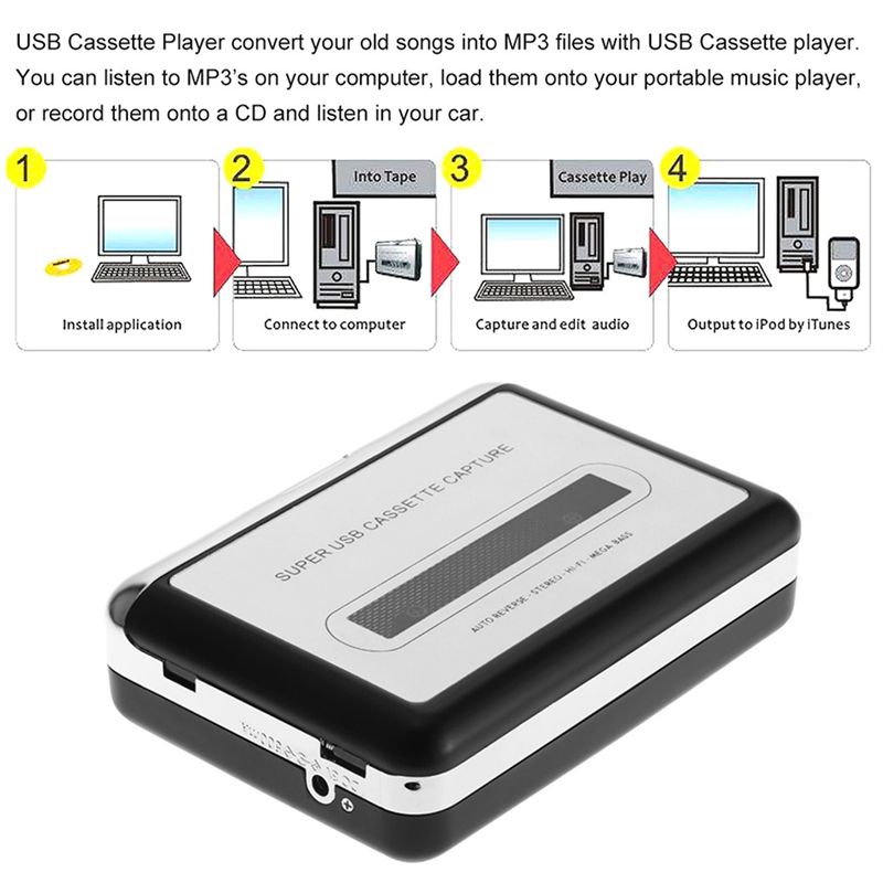 M52K-USB Kaset Çalar MP3 Dönüş - Audio Music File incelemesi ve fiyatı